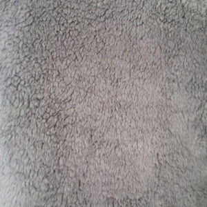 Patura catifelata teddy fleece Dormitio®, 150x200 cm, 100% poliester, 210gsm, Gri, Resigilat, Grad A - Img 5