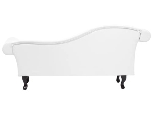 Produs Resigilat Canapea stanga Re-Bloom Lattes, piele ecologica/lemn, 188x59x87 cm, arcuri sinuoase, spuma, 180 kg, alb/negru - Verificat A - Img 5