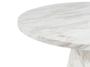 Produs Resigilat Masa de dining Re-Bloom Mere, MDF, 120x120x74 cm, 4 persoane, 120 kg, alb/gri - Verificat A - Img 3