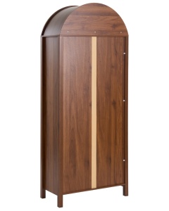Produs Resigilat Pantofar Re-Bloom Lambina, MDF, 75x35x180 cm, rafturi reglabile, picioare 9 cm, maro inchis - Verificat A - Img 6