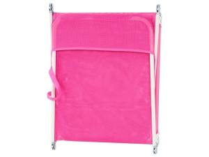 Produs Resigilat Sezlong extensibil Re-Bloom Kastoria, plasa/PVC/otel, 52x185x20-80 cm, 120 kg, fuchsia - Verificat A - Img 3