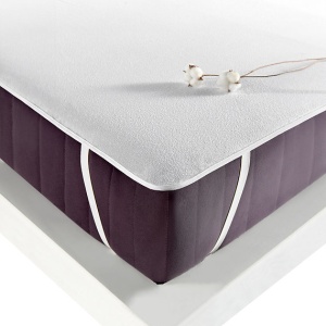 Protectie saltea, 80% poliester/20% bumbac, 140x200 cm, lavabil 40°C, alb - Verificat A · Re-Bloom - Img 5