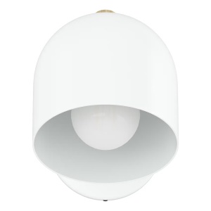 Rea aplica perete cu baterii 12x15x25 cm, LED 2W 89lm 3000K, dimabila 3 trepte, telecomanda, fier mat, reincarcabila USB-C, alba - Verificat A · Re-Bloom - Img 5