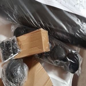 Scaun birou Kiwari® Nur, cadru metalic, suport lombar, brate fixe, mecanism fluture, lift gaz si roti nylon, suprafata textil/plasa, Negru, Resigilat, Grad A - Img 5