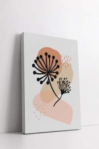 Set tablou decorativ Re-Bloom, 3 piese, panza/lemn, multicolor, 40 x 60 x 3 cm - Img 5