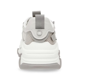 Steve Madden, Pantofi sport cu insertii de plasa Possession-E, Gri, 37, Resigilat, Grad A - Img 3