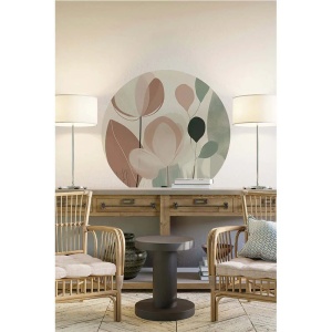 Sticker de perete Re-Bloom, model floral, vinil, multicolor, 78 cm - Img 3