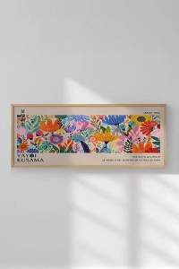 Tablou decorativ model floral MDF/lemn masiv 50x120 cm, MDF 2.7mm, cadru lemn 2cm, imprimare digitala, format panoramic, multicolor - Verificat A · Re-Bloom