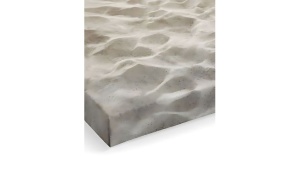 Tablou decorativ Re-Bloom, lemn/panza, alb/gri, 40 x 60 cm - Img 2