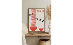 Tablou decorativ Re-Bloom, MDF/lemn masiv, multicolor, 33 x 48 cm - Img 3