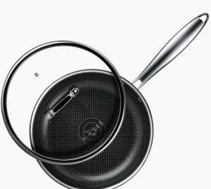 Tigaie adanca cu capac Amercook Aristo Pro, 30 cm Inductie, Resigilat, Grad A