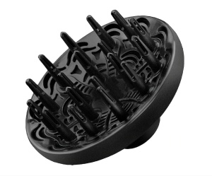 Uscator de par BaByliss D563DE, 2100W, 2 viteze, 3 trepte de temperatura, 2 accesorii: difuzor, concentrator, Tehnologie Ceramica, Negru, Resigilat, Grad A - Img 3