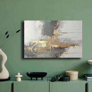 Wallxpert tablou decorativ canvas, 45x70 cm, panza 100% grosime 2.8mm, rama lemn pin 100%, multicolor - Verificat A · Re-Bloom - Img 4
