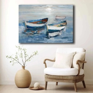 Wallxpert tablou decorativ canvas 70x100 cm, panza 100% grosime 2.8mm, rama lemn pin 100%, multicolor - Verificat A · Re-Bloom - Img 4
