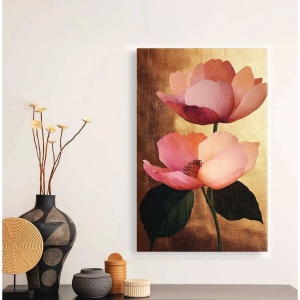 Wallxpert tablou decorativ canvas, 70x100 cm, panza 100% grosime 3mm, rama lemn pin 100%, carlige preinstalate, multicolor - Verificat A · Re-Bloom - Img 4