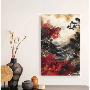 Wallxpert tablou decorativ canvas, 70x100 cm, panza 100% grosime 3mm, rama lemn pin 100%, multicolor - Verificat A · Re-Bloom - Img 4
