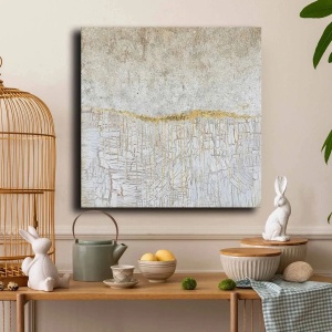 Wallxpert tablou decorativ canvas 70x70 cm, panza 100% grosime 2.8mm, rama lemn pin 100%, multicolor - Verificat A · Re-Bloom - Img 4