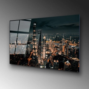 Wallxpert tablou decorativ pe sticla temperata, 70x100 cm, sticla 100% grosime 4mm, multicolor - Verificat A · Re-Bloom - Img 2