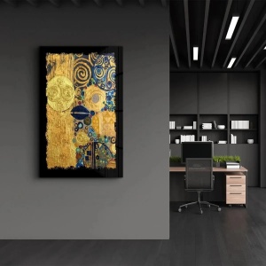 Wallxpert tablou decorativ pe sticla temperata, 70x110 cm, sticla 100% grosime 4mm, imprimare UV, multicolor - Verificat A · Re-Bloom - Img 4