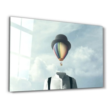 Wallxpert tablou din sticla securizata 70x110 cm, sticla calita 4mm, imprimare UV, multicolor - Verificat A · Re-Bloom
