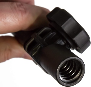 Accesoriu reglabil pentru manerul extensibil DocaPole, metal/silicon, negru, 180 grade - Img 3