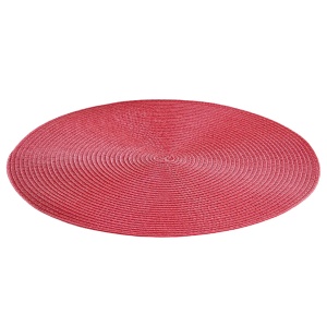 Ambiente napron rotund 90% polipropilena, diametru 38 cm, usor de intretinut, rezistent, roz - Verificat A · Re-Bloom - Img 2