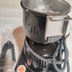 Aprinzator carbuni narghilea, electric, 450W, tip ibric, negru, cu protectie termostatica, control temperatura si picioare antialunecare, capacitate 8 carbuni, Resigilat, Grad A - Img 5