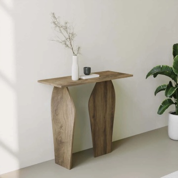 Arya consola 100x40x90 cm, PAL 18mm melaminat, cant PVC, maro inchis - Verificat A · Re-Bloom - Img 3