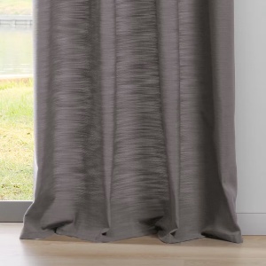 Balance draperie opaca 135x300 cm, 100% poliester, inele de fixare, spalare delicata 30°C, gri - Verificat A · Re-Bloom - Img 4