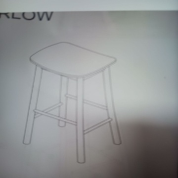 Barlow set 2 scaune de bar 44x39.5x76.8 cm, lemn de stejar si cauciuc furnirut, MDF lacuit, certificat FSC MIX, natur - Verificat A · Re-Bloom - Img 8