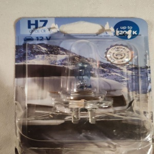 Bec auto PHILIPS White Vision Ultra H7 12V 55W PX26D Blister 1buc, Resigilat, Grad A - Img 2