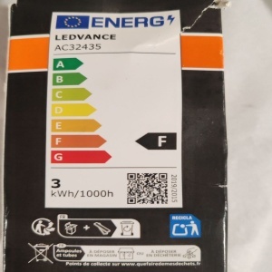 Bec LED Osram Vintage 1906 FIL GOLD A22, E27, 2.5W (22W), 220 lm, lumina calda (2400K), clasa energetica F, Resigilat, Grad A - Img 2