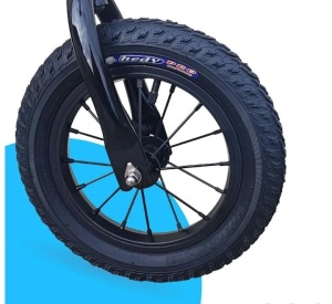 Bicicleta fara pedale Balance Bike, banana bike, 12 inch, varsta 2-5 ani, cadru din aluminiu, albastru, Resigilat, Grad A - Img 3