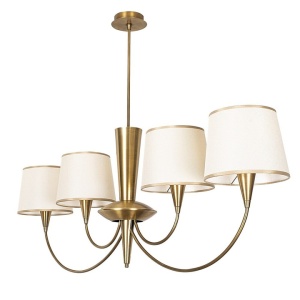 Candelabru Glam Antic Re-Bloom, Corp Metalic, 118 x 20 cm, inaltime: 83 cm | 4 x E27 Max 40W, Resigilat, Grad A - Img 4