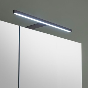 Cleek dulap baie oglinda LED, 60x70x23 cm, 2 usi, 2 rafturi, PAL acoperit, iluminat integrat, casmir - Verificat A · Re-Bloom - Img 5