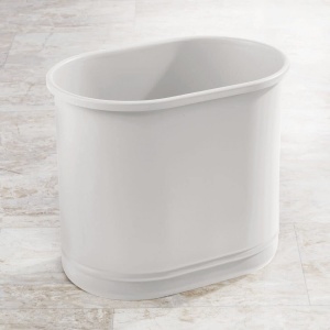 Cos de gunoi mDesign, metal, gri deschis, 30,5 x 26 cm - Img 4
