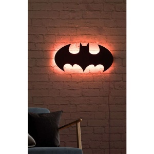 Decor de perete LED model Batman, MDF, 50x25 cm, negru - Verificat A · Re-Bloom - Img 5