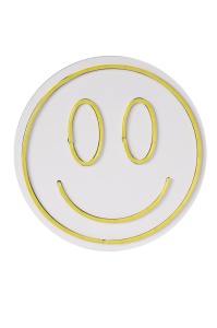 Decor de perete LED neon PVC 27 cm, benzi flexibile, 36W 12V, IP67, cablu 375 cm, adaptor inclus, alb/galben - Verificat A · Re-Bloom