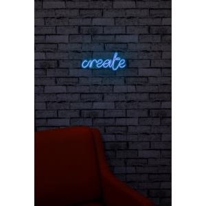 Decor de perete Re-Bloom, LED, PVC, alb/albastru, 35 x 15 x 2 cm - Img 4