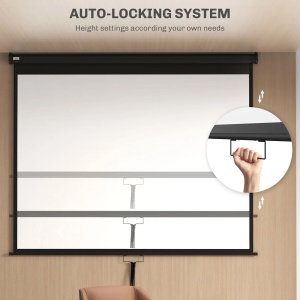 Ecran de proiectie 4K HD Re-Bloom, reglabil, 100 inch, tesatura/metal, alb/negru, 203 x 152 cm, Resigilat, Grad A - Img 2