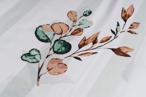 Fata de perna, satin bumbac 100%, 80x80 cm, lavabil 40°C, multicolor - Verificat A · Re-Bloom - Img 3