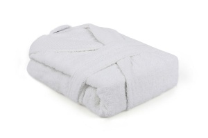 Halat de baie, bumbac 100%, marime XXL, lavabil 40°C, crem - Verificat A · Re-Bloom - Img 2