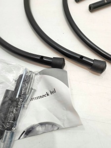 Hamac pisici pat independent, material respirabil, diametru 43 cm, design deschis, usor de mutat - Verificat A · Re-Bloom - Img 3