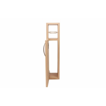 Hanah Home dulap de baie 15x12x65 cm, PAL 18mm melaminat, design scandinav, stejar - Verificat A · Re-Bloom - Img 5