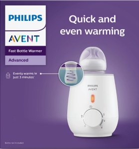 Incalzitor electric Philips-AVENT SCF355/09, incalzire rapida si uniforma, pastrare la cald, functie dezghetare, Alb, Resigilat, Grad A - Img 3