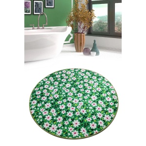 L'essentiel Maison covoras de baie rotund, poliester 100%, diametru 80cm, antiderapant, multicolor - Verificat A · Re-Bloom