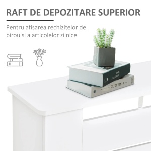 Masca pentru calorifer, MDF, alb, 172 x 19 x 81 cm, Resigilat, Grad A - Img 6