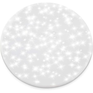 Plafoniera, 24 W, 2000 lm, Diametru 315 mm, Rotund, 2700 K Alb cald, cu efect de sclipici, Resigilat, Grad A