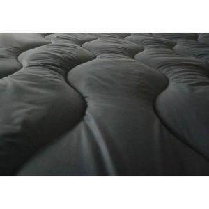 Plapuma cu doua fete gri/alb 140x200 cm, Resigilat, Grad A - Img 2