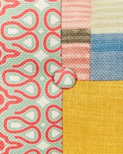 Produs Resigilat Fotoliu Re-Bloom Melby, textil patchwork/placaj cauciuc, 68x59x77 cm, arcuri elicoidale, spuma, 150 kg, multicolor - Verificat A - Img 6
